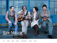 Tablet Screenshot of ericmillerband.com